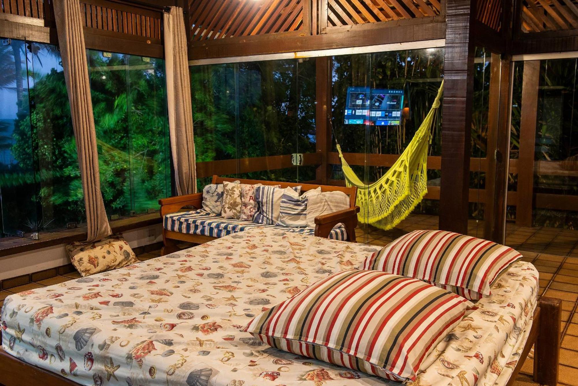 Casa De Frente Para A Praia - Arraial D' Ajuda Porto Seguro Eksteriør billede