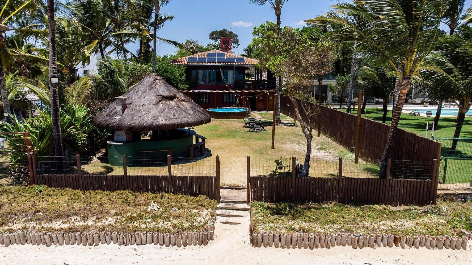 Casa De Frente Para A Praia - Arraial D' Ajuda Porto Seguro Eksteriør billede